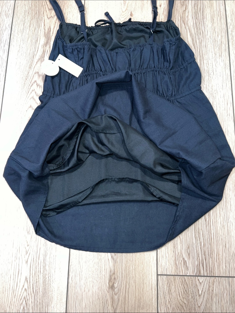 Bluenotes Black Tie-Front Mini Dress - Picture 13 of 16